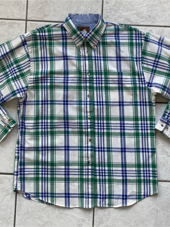 Zacuda Other - Zecuda Button Down Plaid Shirt Long Sleeve Lammies Western Wear Size Large